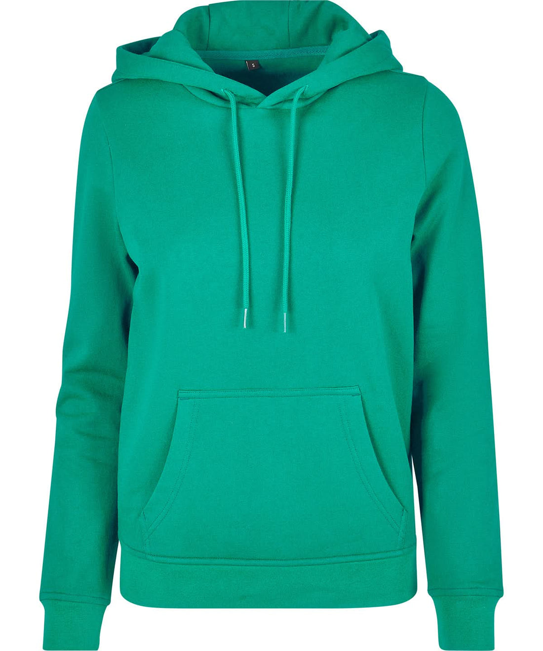 Build Your Brand Basic BYB Womens basic hoodie Grass Green BB007 - Grass Green - Customisable Hoodies
