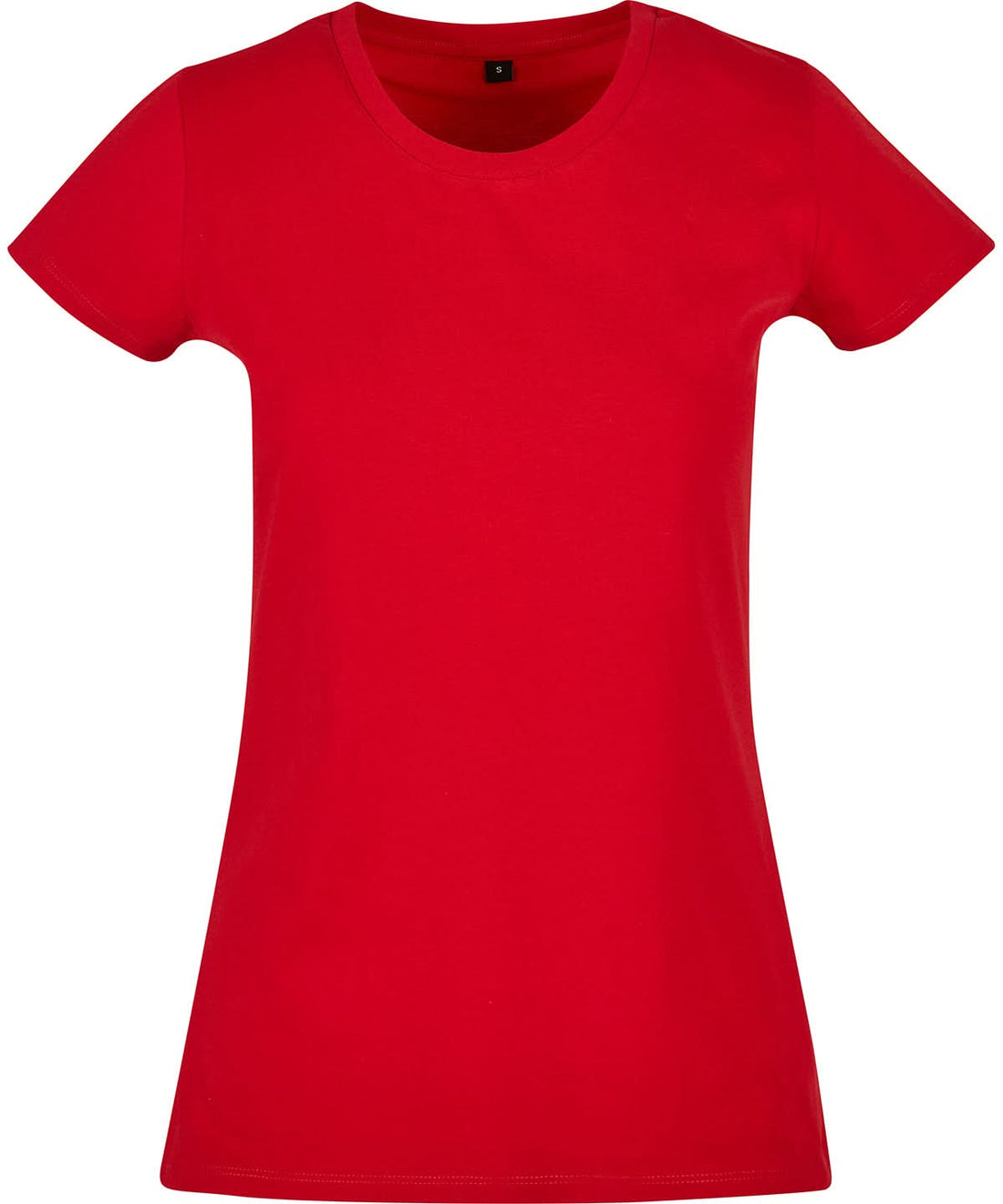 Build Your Brand Basic BYB Womens basic tee City Red BB012 - City Red - Customisable T-Shirts