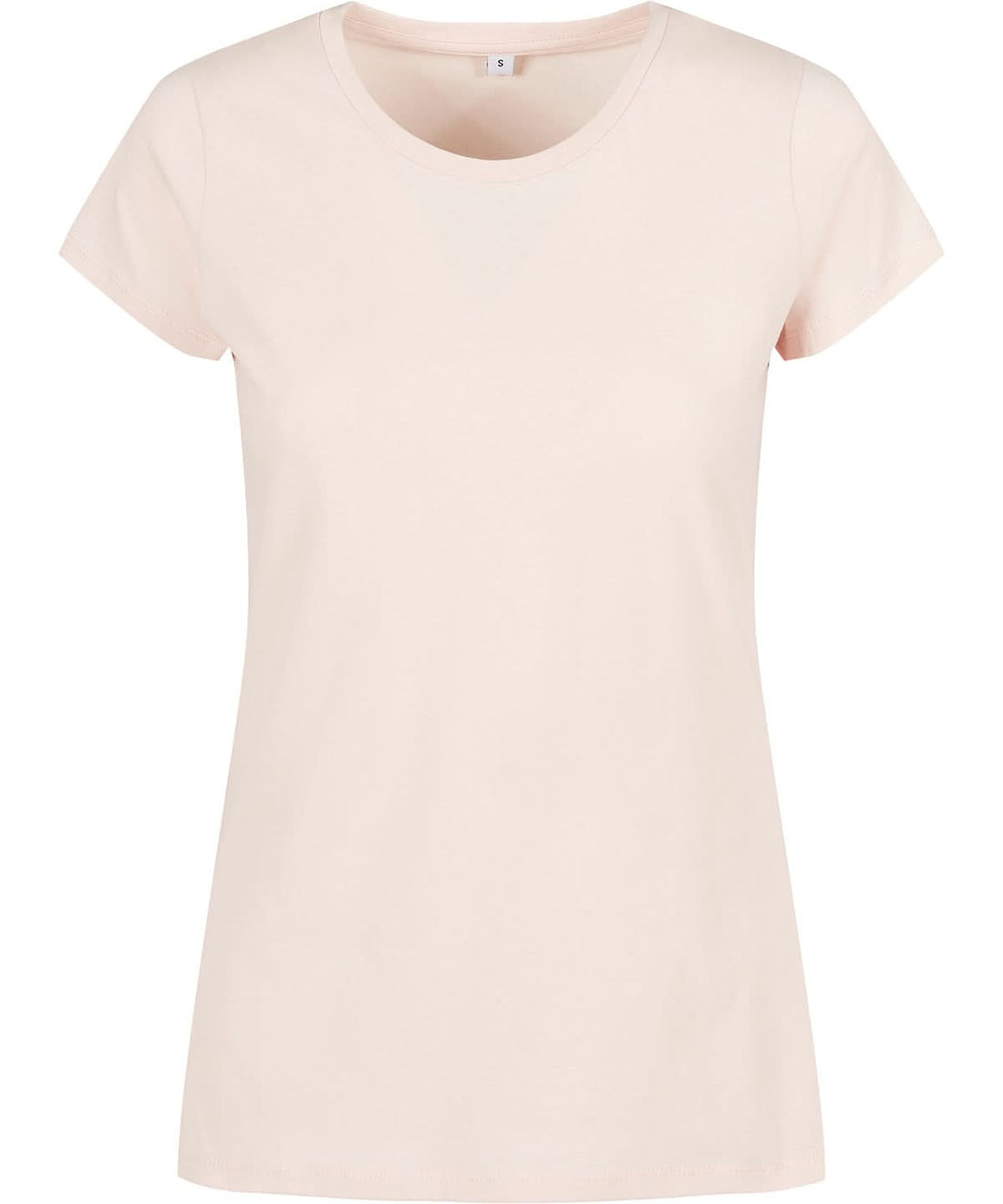 Build Your Brand Basic BYB Womens basic tee Pink BB012 - Pink - Customisable T-Shirts