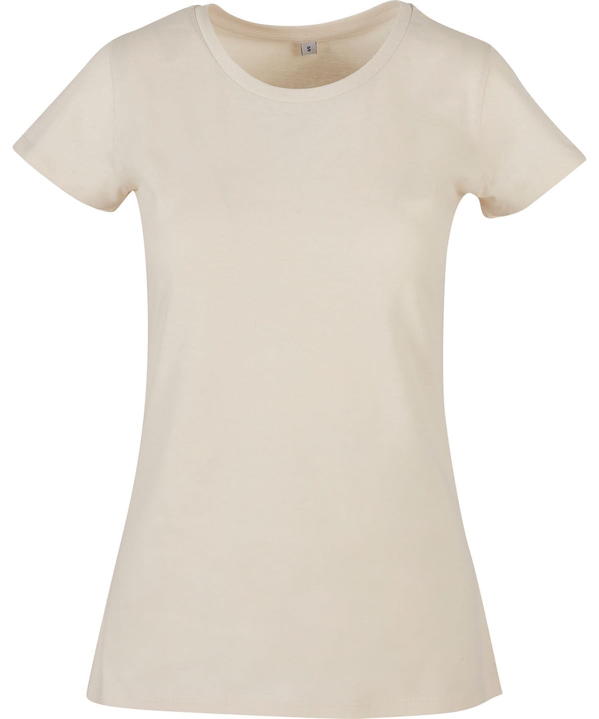 Build Your Brand Basic BYB Womens basic tee Sand BB012 - Sand - Customisable T-Shirts