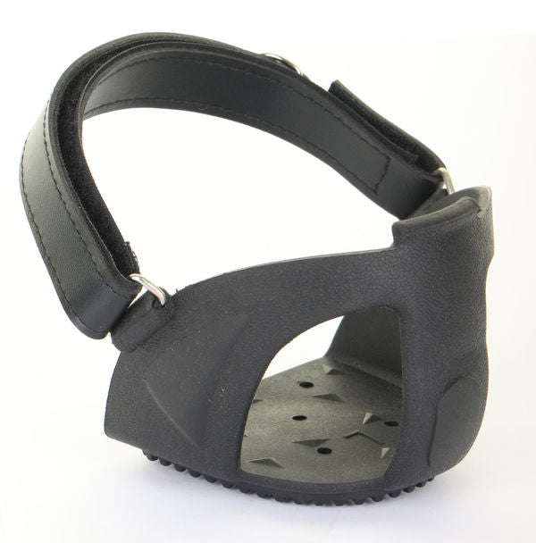 Beeswift Letz U Grip Heel Grips With Spikes - Black - Customisable Accessories