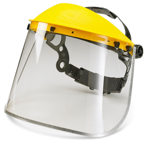 Beeswift Metal Edge Face Visor &quot; - Clear UNIVERSAL - Customisable Eye Protection
