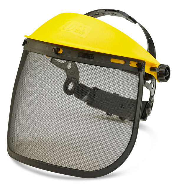 Beeswift Steel Mesh Visor &quot; - Black UNIVERSAL - Customisable Eye Protection