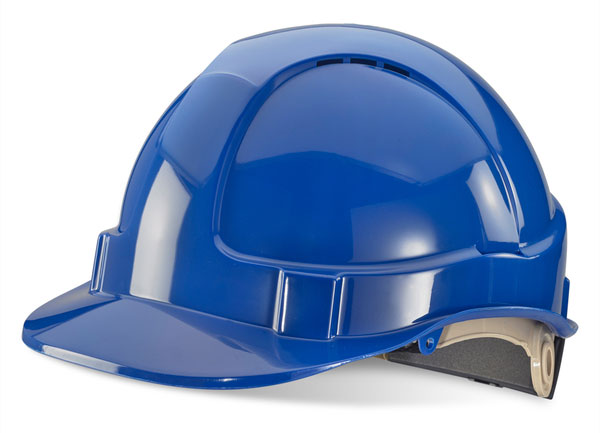 B-BRAND SAFETY HELMET WITH WHEEL RATCHET BBVHPH - blue One Size - Customisable Helmets
