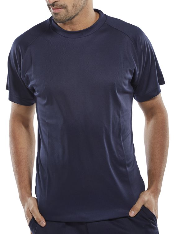 Beeswift Lightweight T Shirt - Navy Blue - Customisable Tee Shirts