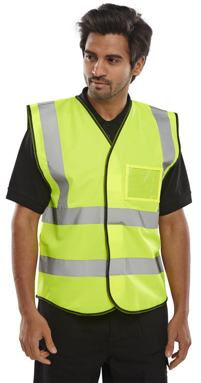 Beeswift Id Vest Hi Vis - - Customisable Waistcoats / Vests