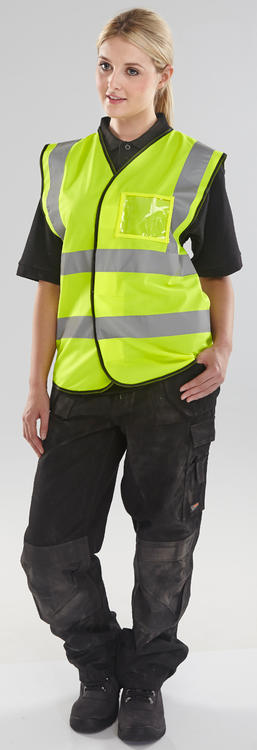 Beeswift Id Vest Hi Vis - - Customisable Waistcoats / Vests
