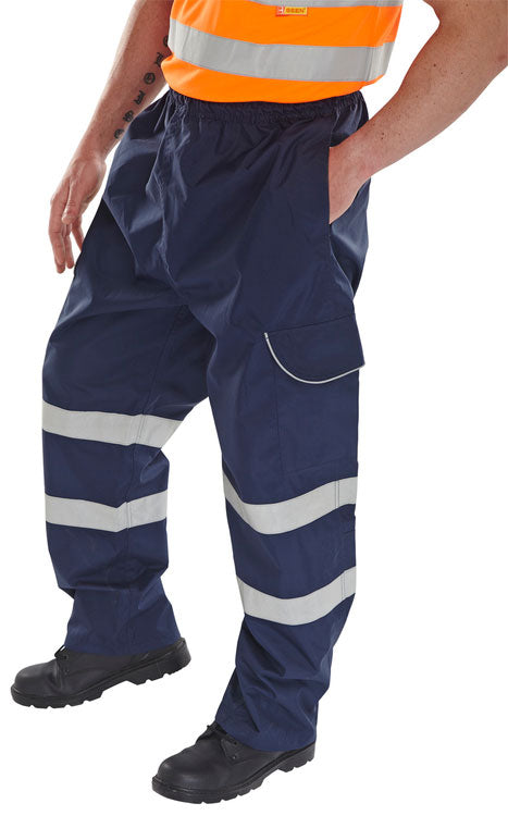 Beeswift Overtrousers - Navy Blue - Customisable Trousers