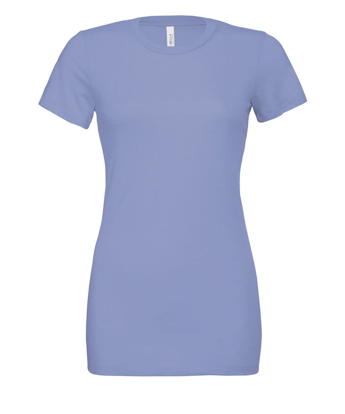 Bella Canvas Womens relaxed Jersey short sleeve tee Lavender Blue BE046 - Lavender Blue - Customisable T-Shirts