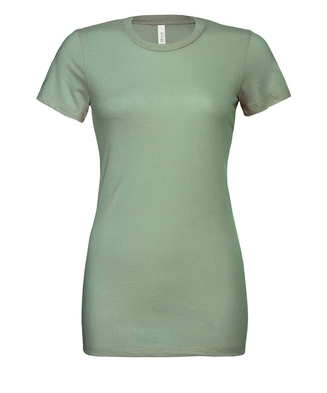 Bella Canvas Womens relaxed Jersey short sleeve tee Sage BE046 - Sage - Customisable T-Shirts