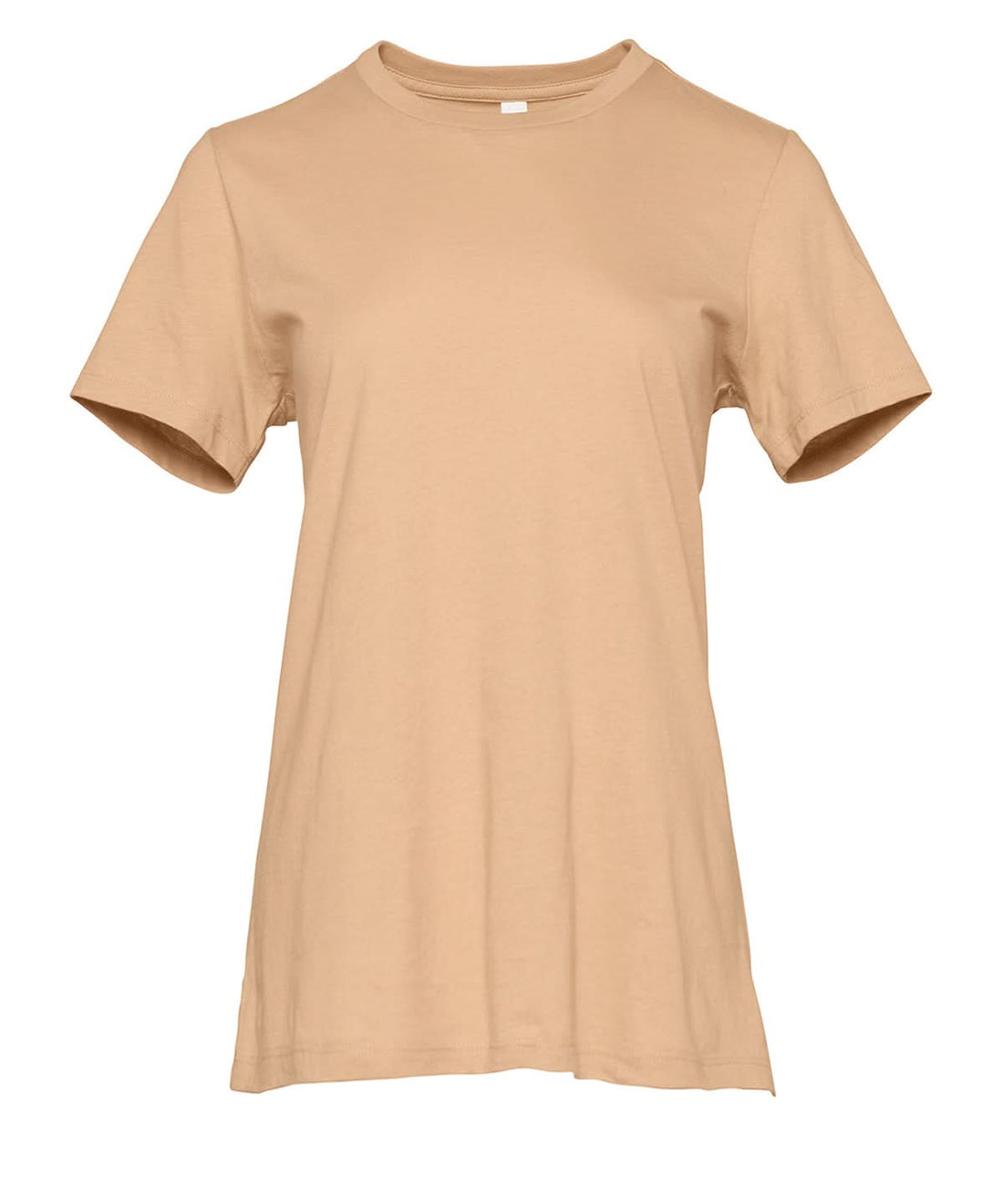 Bella Canvas Womens relaxed Jersey short sleeve tee Sand Dune BE046 - Sand Dune - Customisable T-Shirts