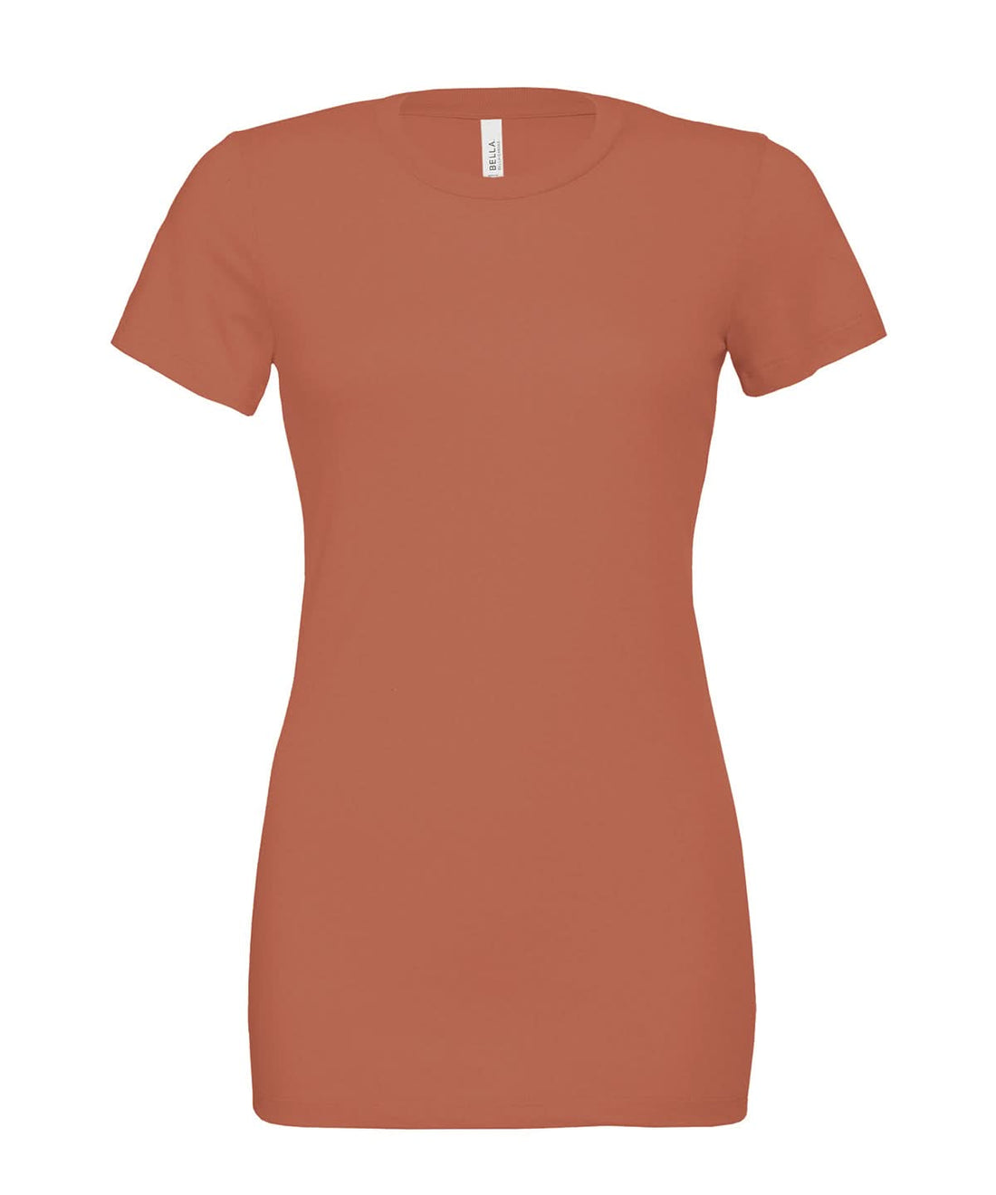 Bella Canvas Womens relaxed Jersey short sleeve tee Terracotta BE046 - Terracotta - Customisable T-Shirts