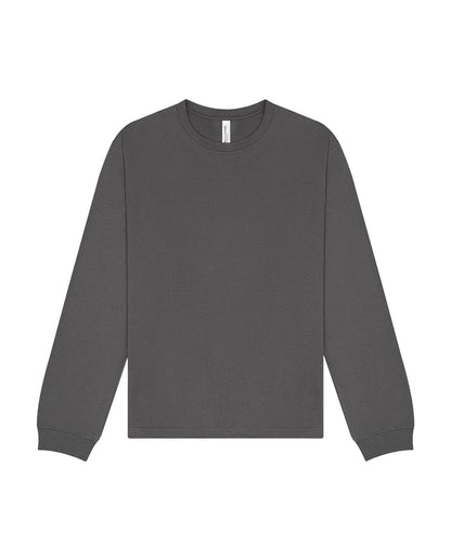 Bella Canvas Unisex long sleeve heavy tee BE151 - Asphalt - Customisable T-Shirts