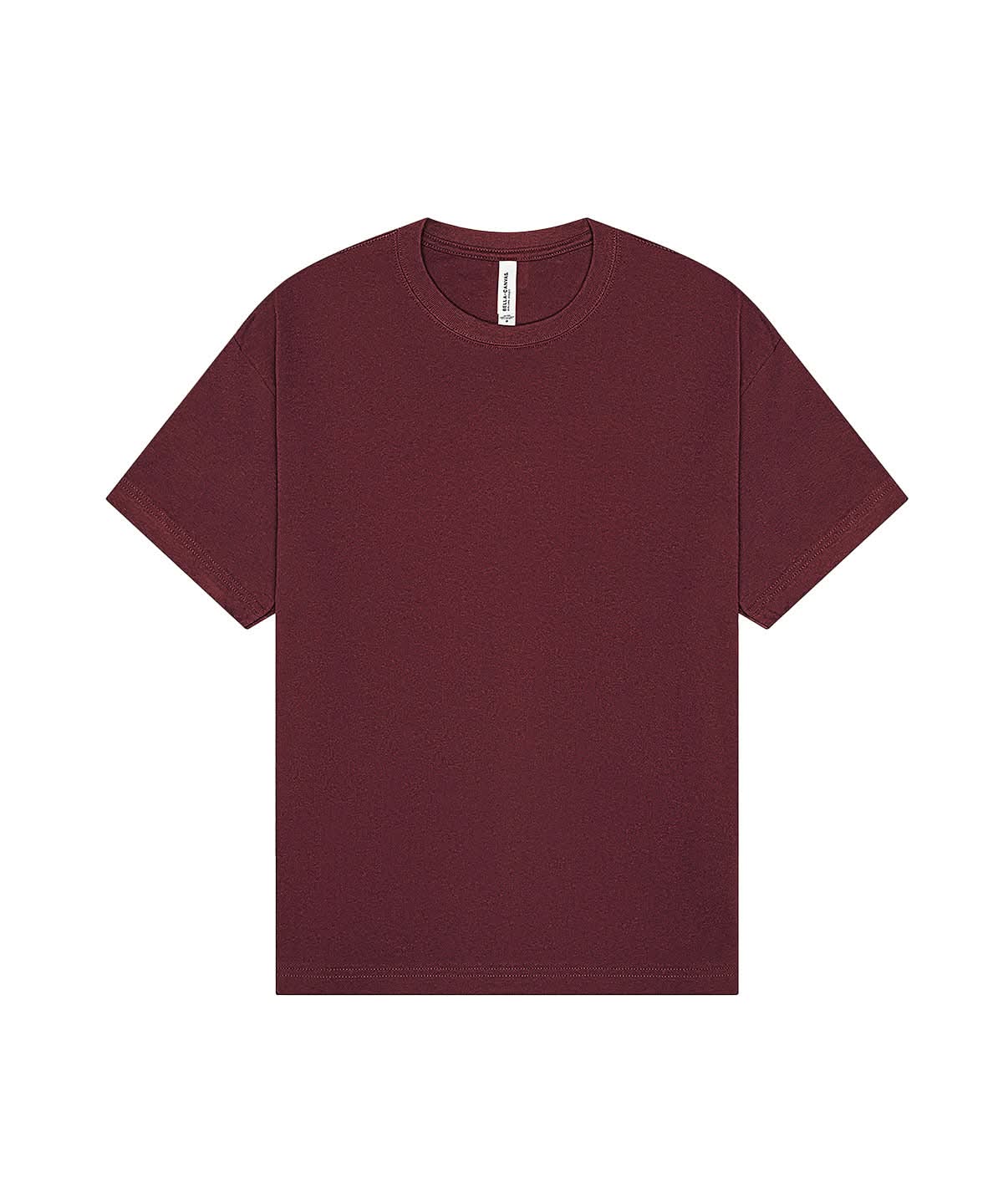 Bella Canvas Unisex heavy boxy tee BE155 - Maroon - Customisable T-Shirts