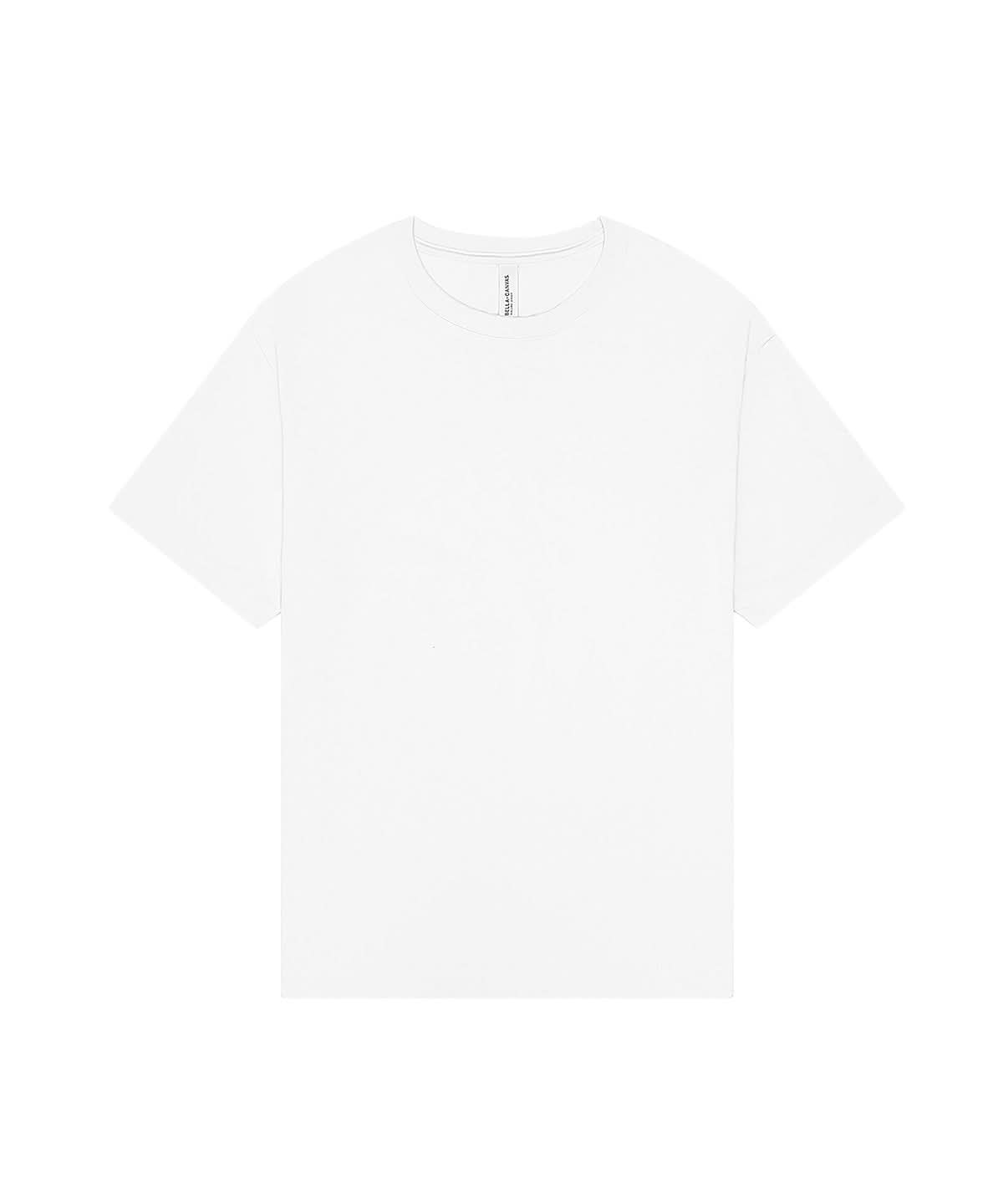 Bella Canvas Unisex heavy boxy tee BE155 - White - Customisable T-Shirts