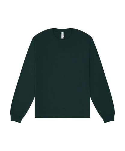 Bella Canvas Unisex heavy boxy long sleeve tee BE156 - Forest - Customisable T-Shirts
