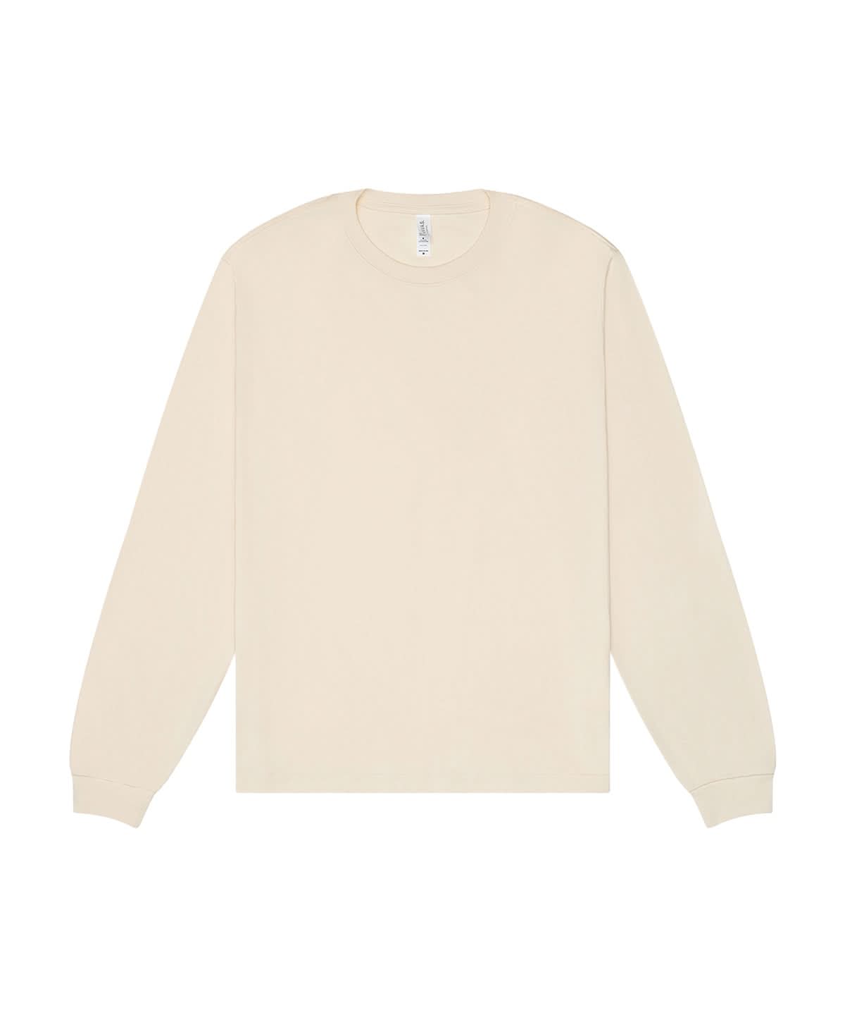 Bella Canvas Unisex heavy boxy long sleeve tee BE156 - Natural - Customisable T-Shirts