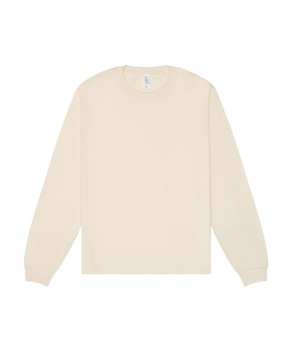 Bella Canvas Unisex heavy boxy long sleeve tee BE156 - Natural - Customisable T-Shirts