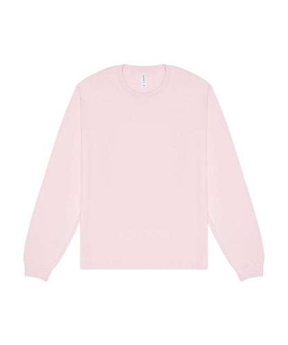 Bella Canvas Unisex heavy boxy long sleeve tee BE156 - Soft Pink - Customisable T-Shirts