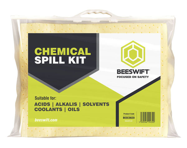 Beeswift Chemical Spill Kit L - Clear 20L - Customisable Kits
