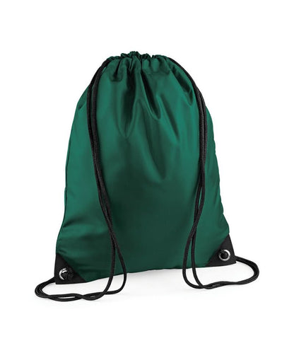 Bagbase Premium gymsac BG010 - Bottle Green One size - Customisable Bags