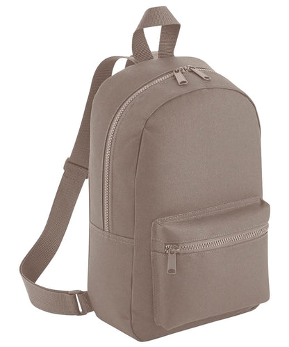 Bagbase Mini essential fashion backpack BG153 - Mushroom One size - Customisable Bags