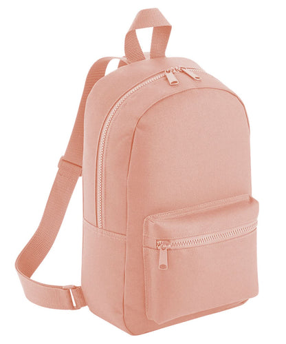 Bagbase Mini essential fashion backpack BG153 - Peach One size - Customisable Bags