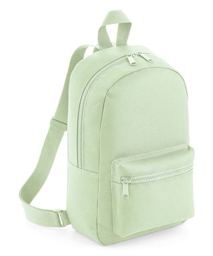 Bagbase Mini essential fashion backpack BG153 - Pistachio One size - Customisable Bags