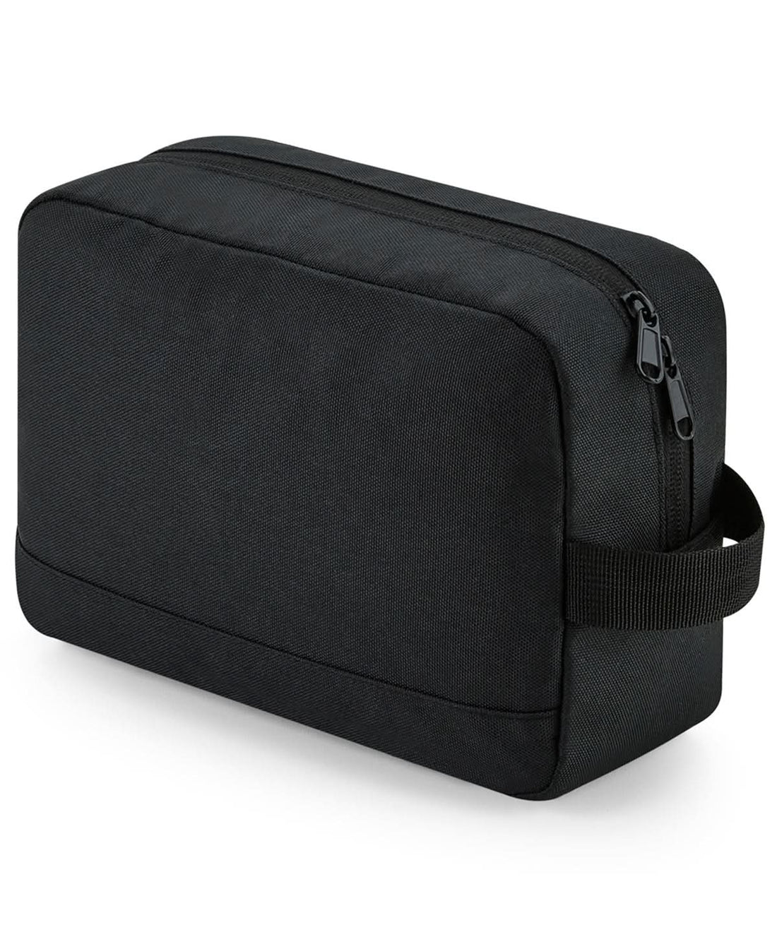 Bagbase Recycled essentials wash bag BG277 - Black One size - Customisable Bags