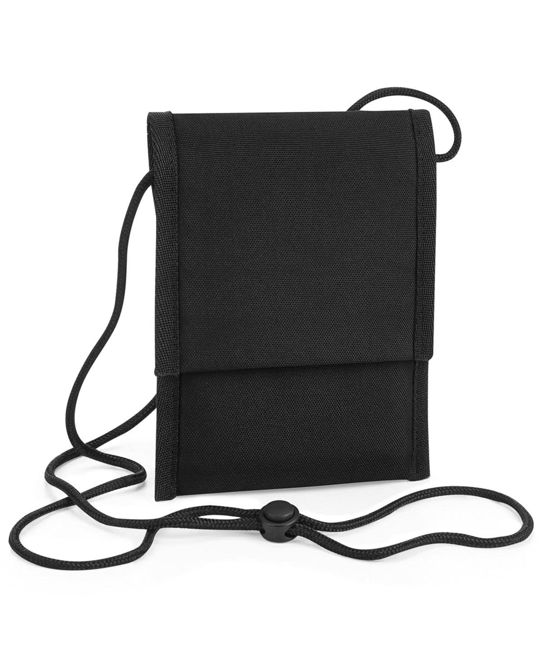 Bagbase Recycled cross body pouch BG283 - Black One size - Customisable Bags