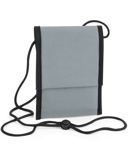 Bagbase Recycled cross body pouch BG283 - Pure Grey One size - Customisable Bags