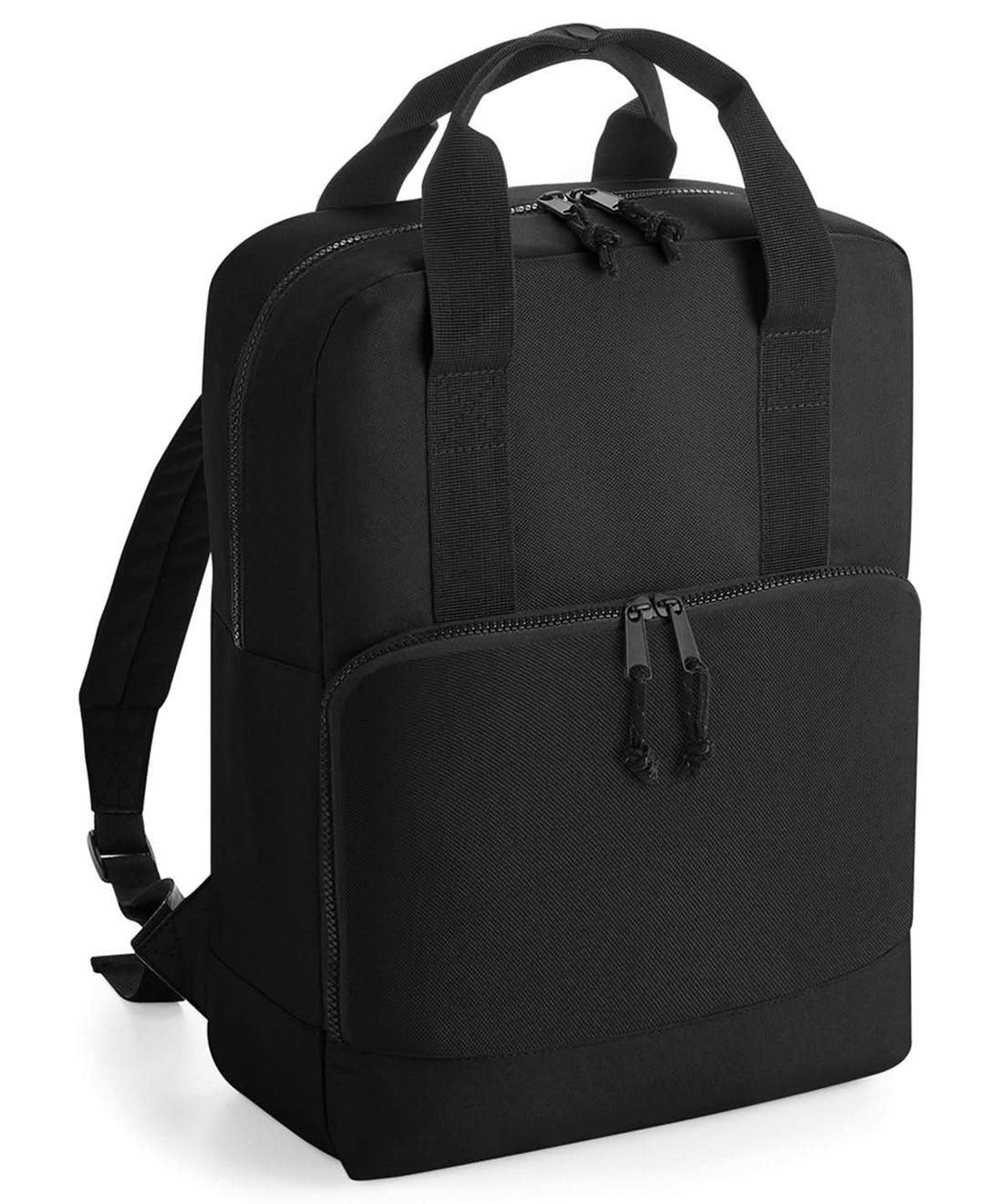 Bagbase Recycled twin handle cooler backpack BG287 - Black One size - Customisable Bags