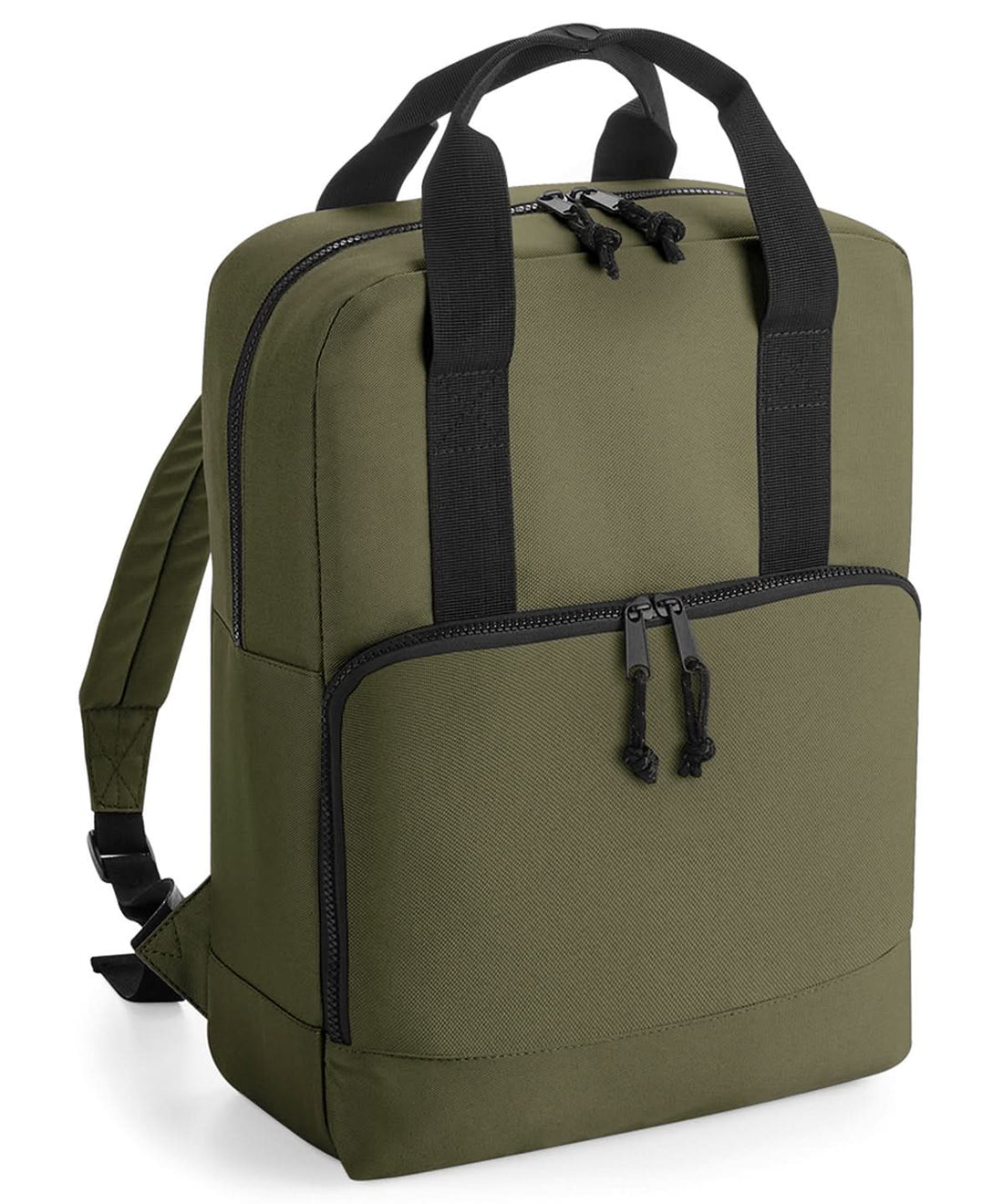 Bagbase Recycled twin handle cooler backpack BG287 - Military Green One size - Customisable Bags