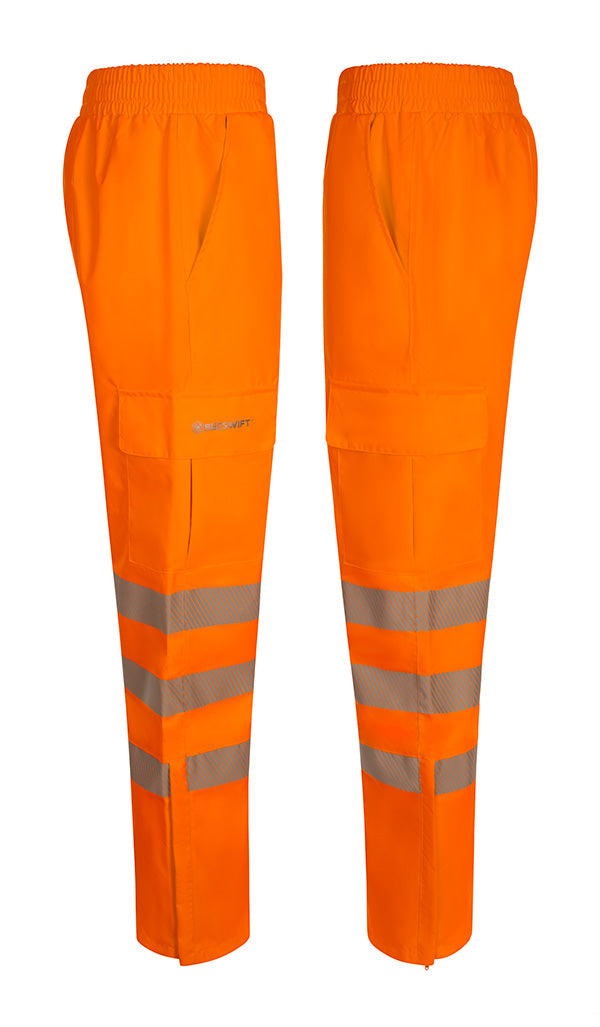 Beeswift Birkdale Hi Vis Waterproof Breathable Trousers - - Customisable Trousers