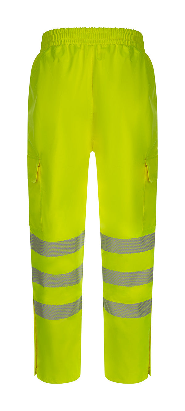 Beeswift Birkdale Hi Vis Waterproof Breathable Trousers - - Customisable Trousers