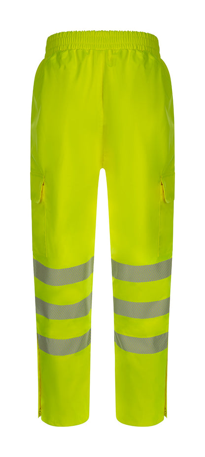 Beeswift Birkdale Hi Vis Waterproof Breathable Trousers - - Customisable Trousers