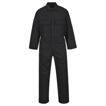 Bizweld Work Fr Coverall Biz1 - Black Tall - Customisable Coveralls