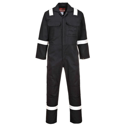 Portwest Bizweld Fr Coverall BIZ5 - Black - Customisable Coveralls