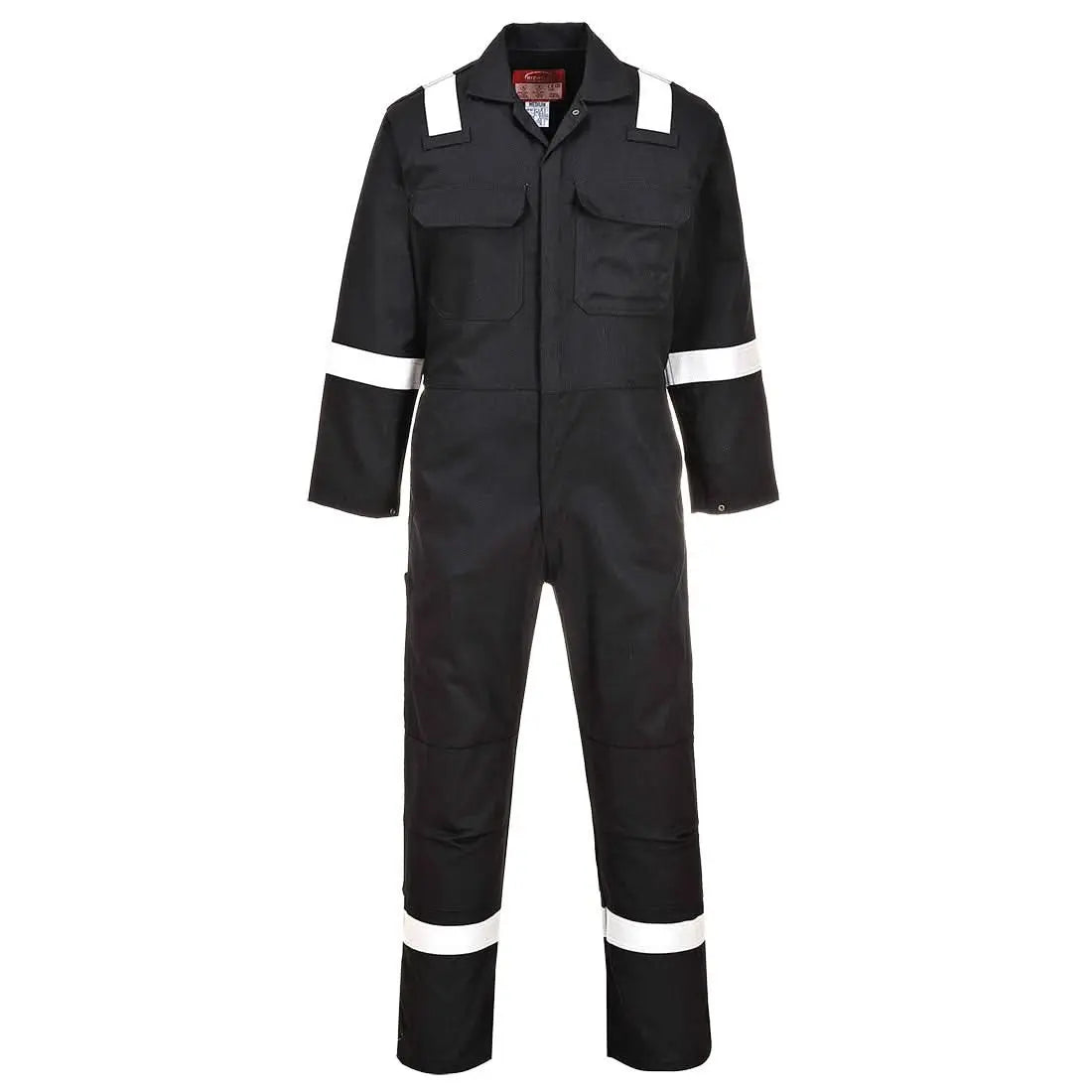 Bizweld Work Fr Coverall Biz5 - Black - Customisable Coveralls