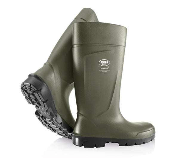 Bekina Steplite Easy Grip Safety Wellingtons S - Green - Customisable Wellingtons