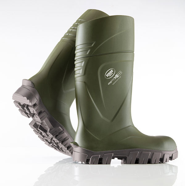 Bekina Steplite X Thermoprotec Full Safety Non Metalic Wellingtons S - Green - Customisable Wellingtons