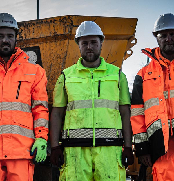 Deltic Beeswift Deltic Two Tone Hi Vis Softshell Rail Bodywarmer - - Customisable Bodywarmers