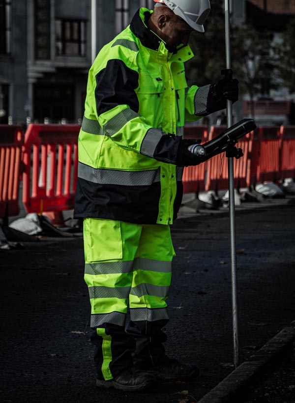 Deltic Beeswift Deltic Hi Vis Two Tone Ripstop Breathable And Waterproof Rail Jacket - - Customisable Jackets