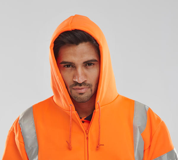 Beeswift Essential Hi Vis Zipped Hoodie - - Customisable Sweatshirts