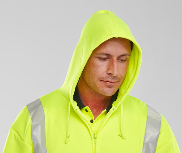 Beeswift Essential Hi Vis Zipped Hoodie - - Customisable Sweatshirts