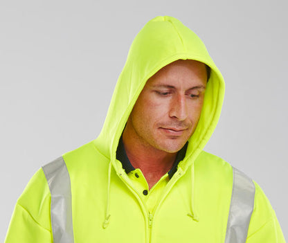 Beeswift Essential Hi Vis Zipped Hoodie - - Customisable Sweatshirts