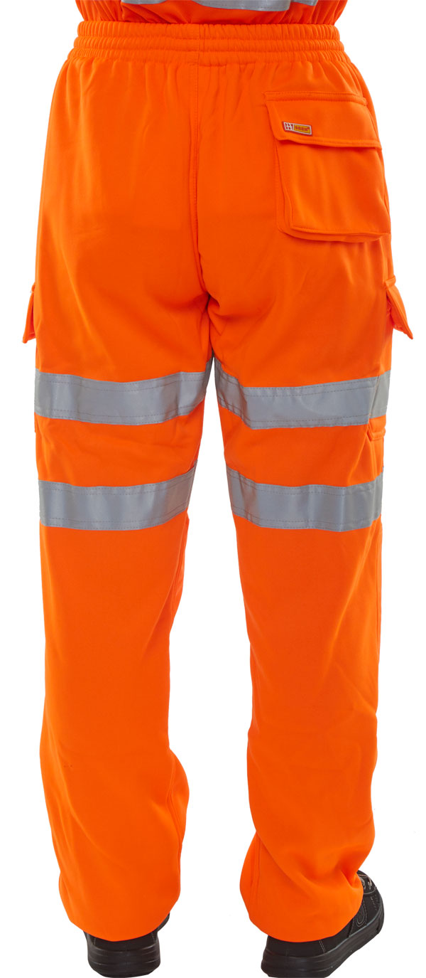 Beeswift Fleece Jogger Hi Vis Trousers - - Customisable Trousers