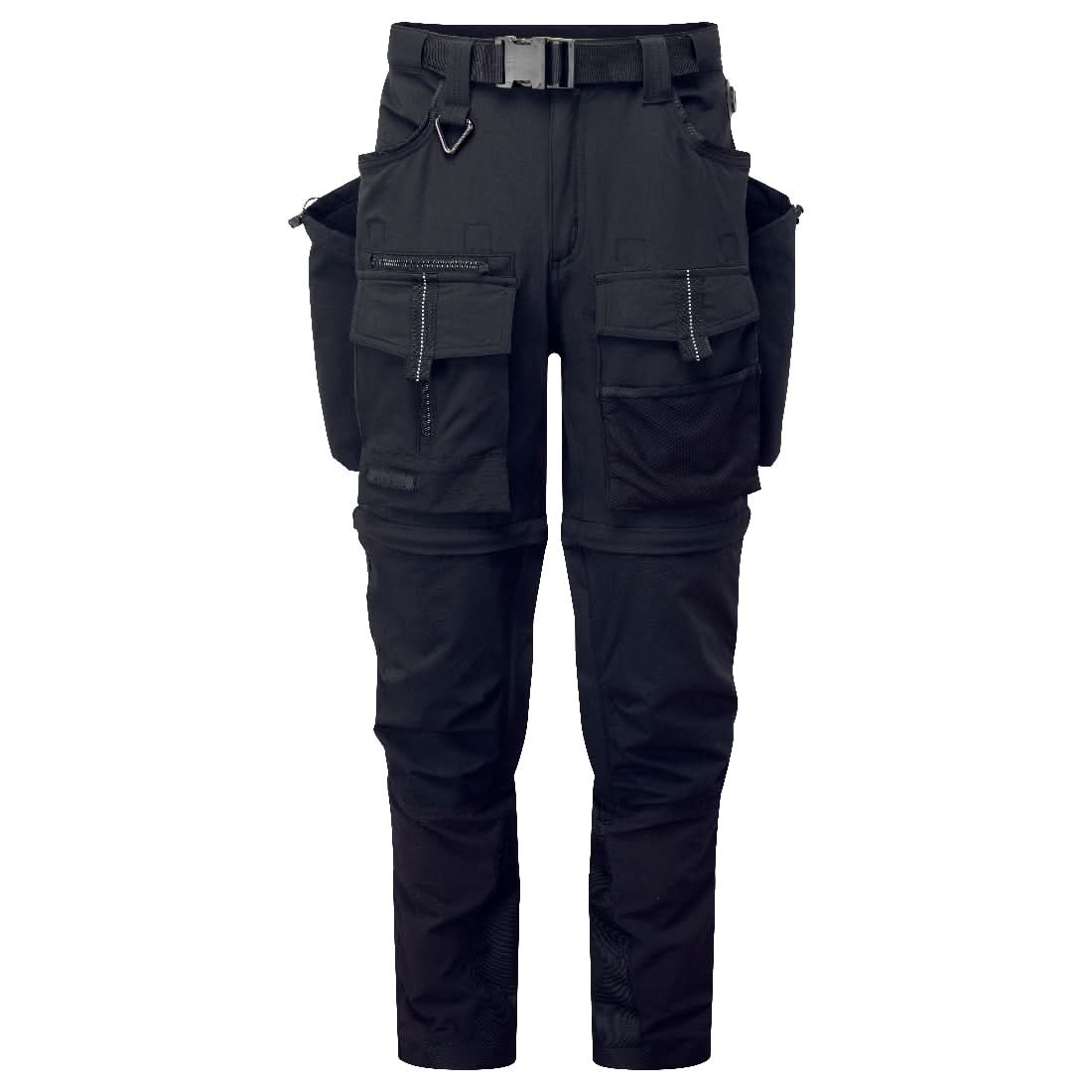 Portwest Ultimate Modular 3 In 1 Trousers BX321 - Black Yellow - Customisable Trousers