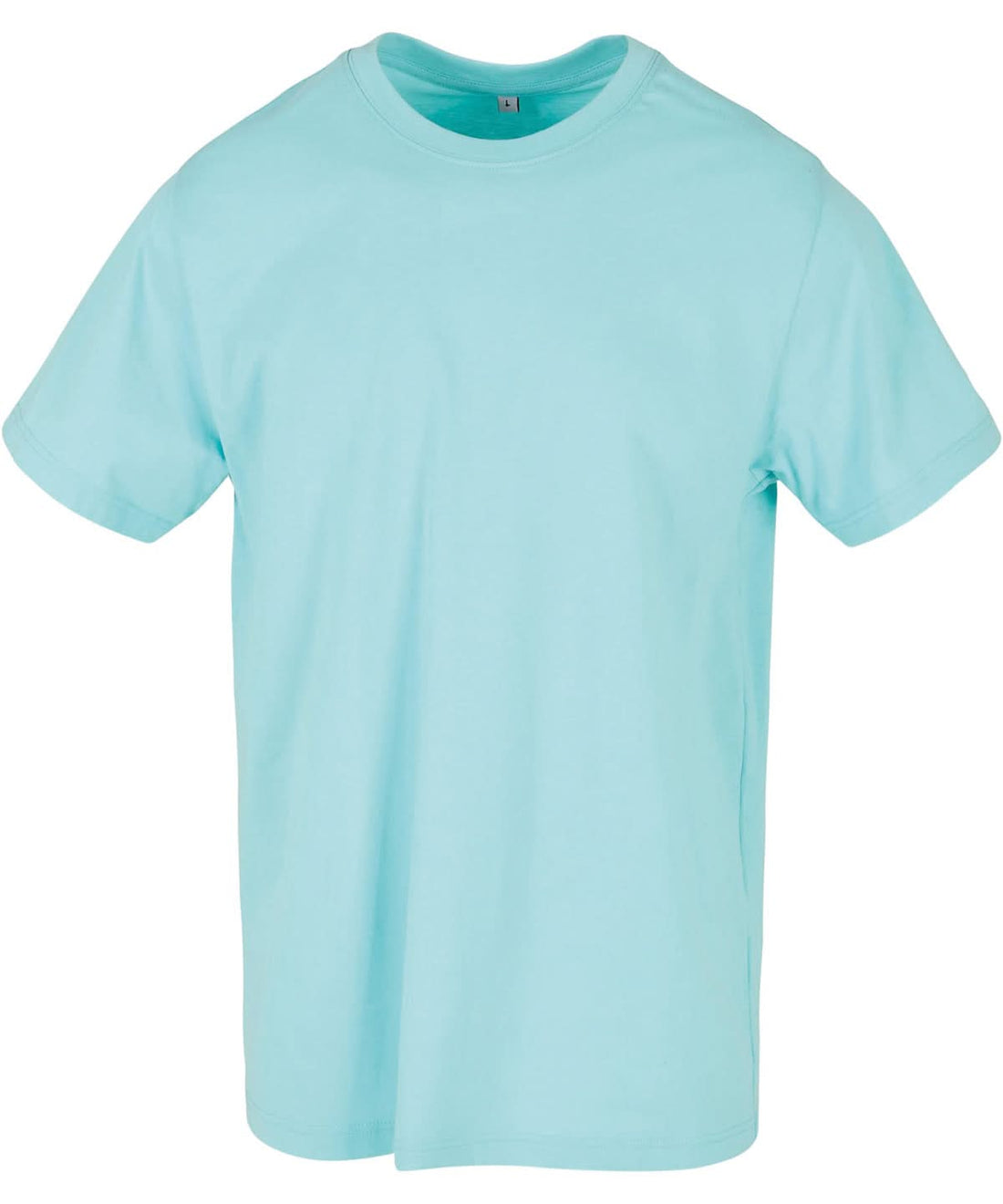 Build Your Brand BYB T shirt round neck Beryl Blue BY004 - Beryl Blue - Customisable T-Shirts