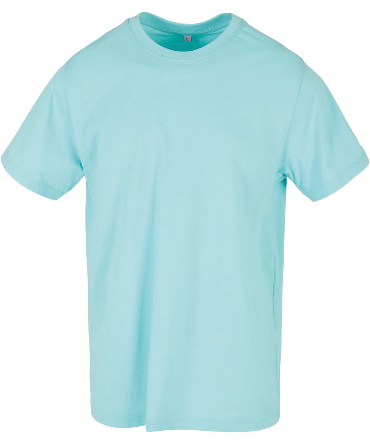 Build Your Brand BYB T shirt round neck Beryl Blue BY004 - Beryl Blue - Customisable T-Shirts